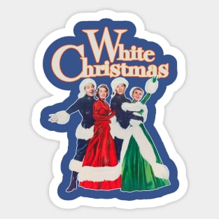 White Christmas 1954 Holiday Classic Movie Sticker